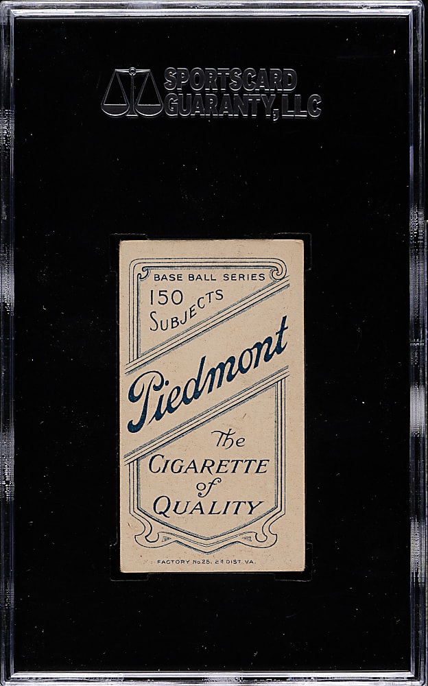 1909-1911 T206 White Border Fred Parent SGC EX 60