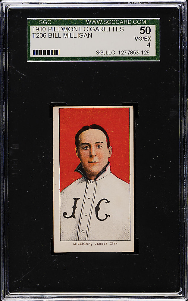 1909-1911 T206 White Border Bill Milligan SGC VG/EX 50