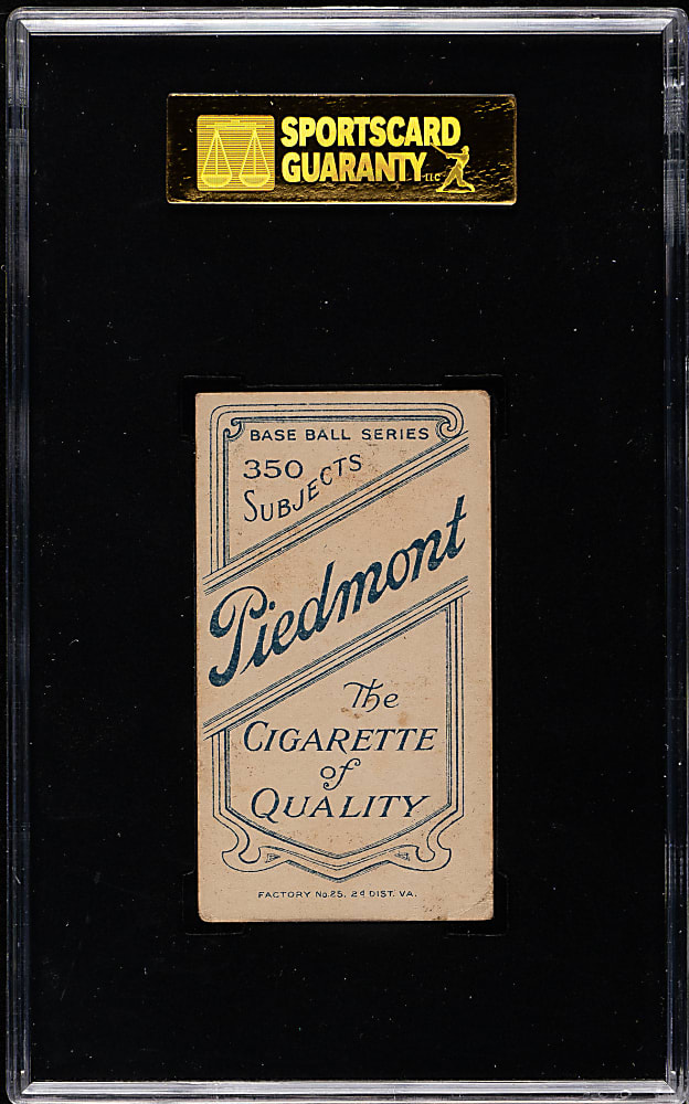 1909-1911 T206 White Border Bugs Raymond SGC VG/EX 50