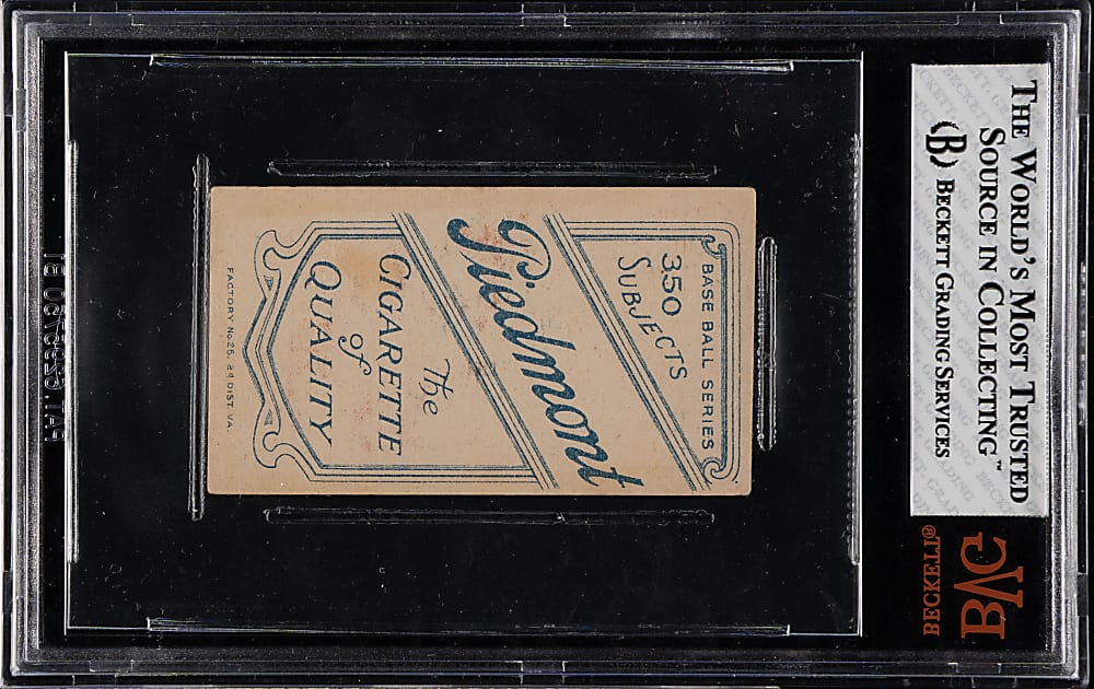 1909-1911 T206 White Border Joe Birmingham BVG EX 5