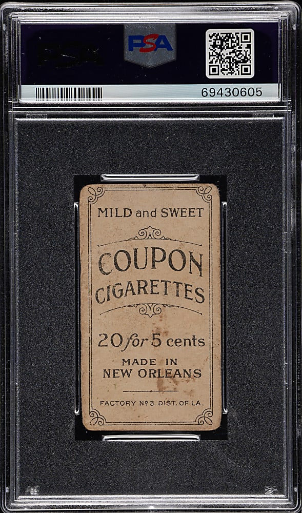 1914 T213 Coupon Cigarettes (Type 2) Johnny Evers PSA FAIR 1.5