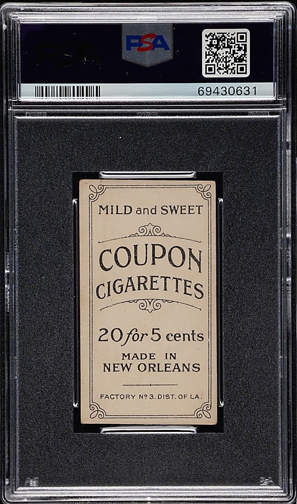 1914 T213 Coupon Cigarettes (Type 2) Solly Hofman PSA POOR 1