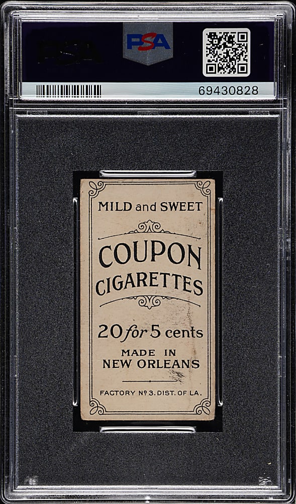 1914 T213 Coupon Cigarettes (Type 2) Heinie Zimmermann PSA POOR 1