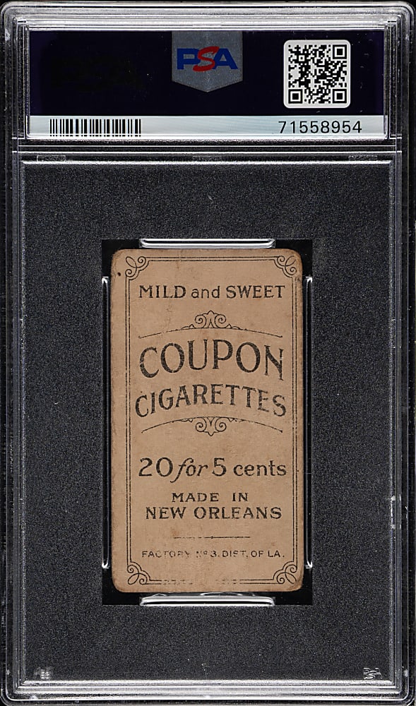 1914 T213 Coupon Cigarettes (Type 2) Sam Crawford PSA POOR 1
