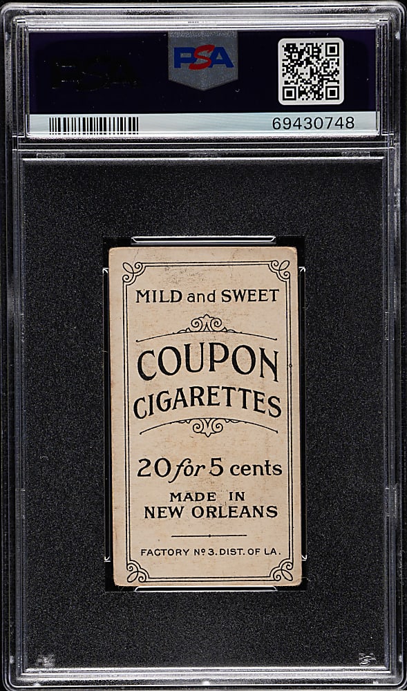 1914 T213 Coupon Cigarettes (Type 2) Dode Paskert Philadelphia Nat. PSA POOR 1