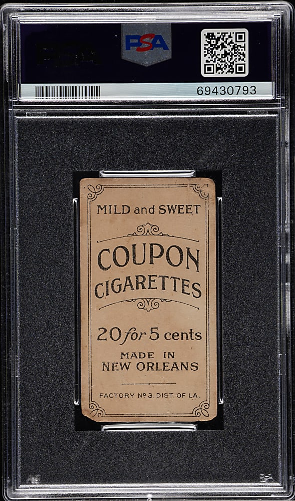 1914 T213 Coupon Cigarettes (Type 2) Ira Thomas Philadelphia Amer. PSA POOR 1