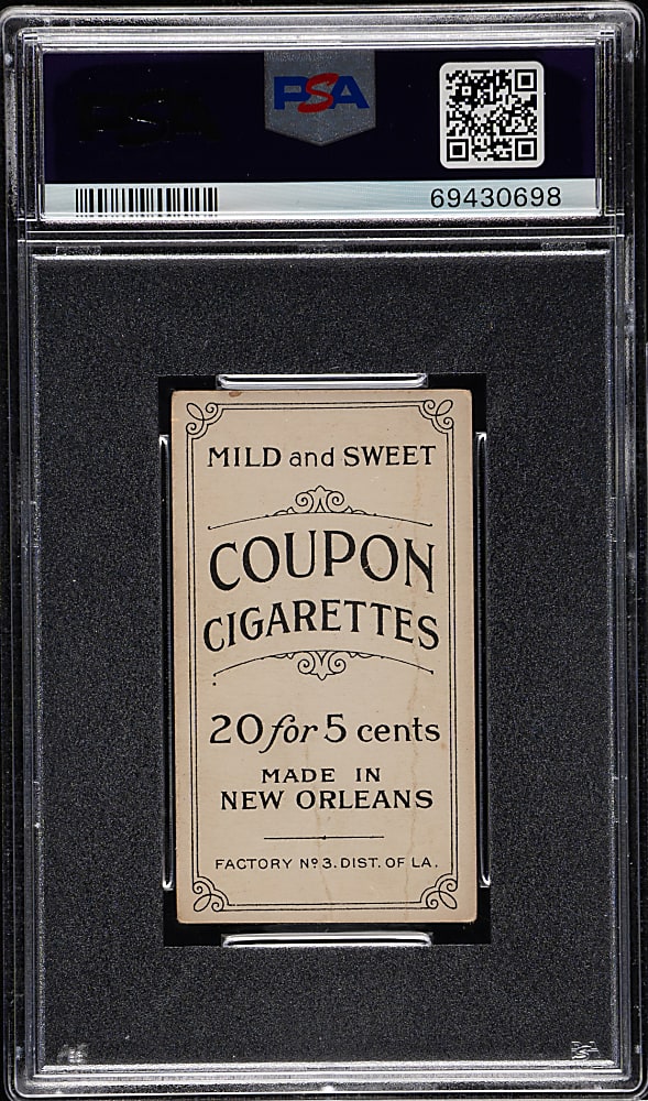 1914 T213 Coupon Cigarettes (Type 2) Larry McLean PSA POOR 1