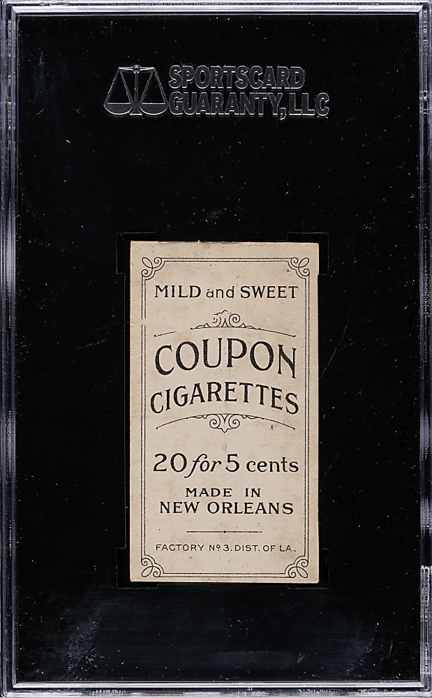 1914 T213 Coupon Cigarettes (Type 2) Red Ames Cincinnati SGC FAIR 20