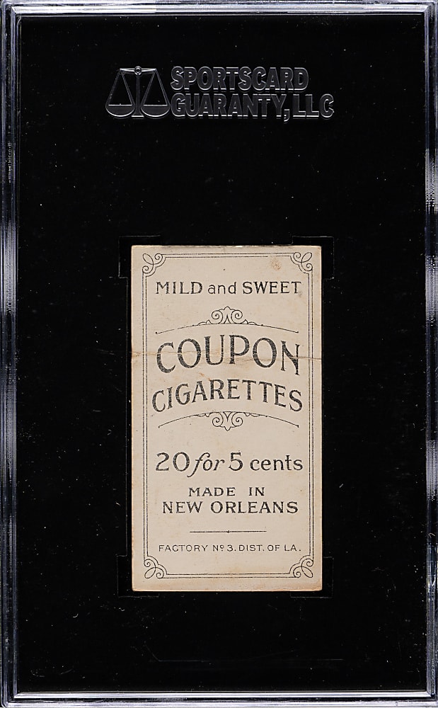 1914 T213 Coupon Cigarettes (Type 2) Bill Bradley SGC GOOD 30