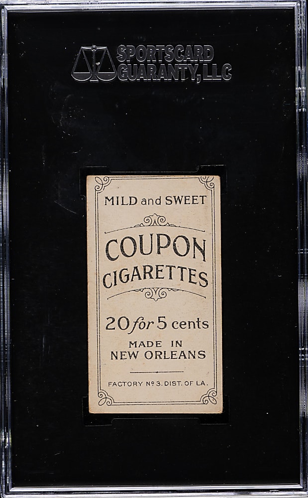 1914 T213 Coupon Cigarettes (Type 2) Mike Donlin ".300 Batter 7 Years" SGC GOOD+ 35