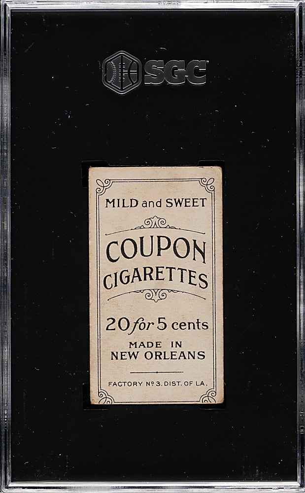 1914 T213 Coupon Cigarettes (Type 2) Tom Downey SGC FAIR 1.5