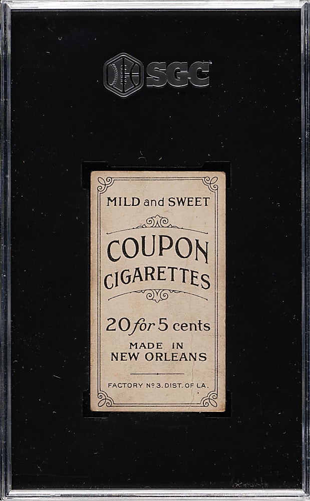 1914 T213 Coupon Cigarettes (Type 2) Kid Elberfeld Brooklyn SGC GOOD 2