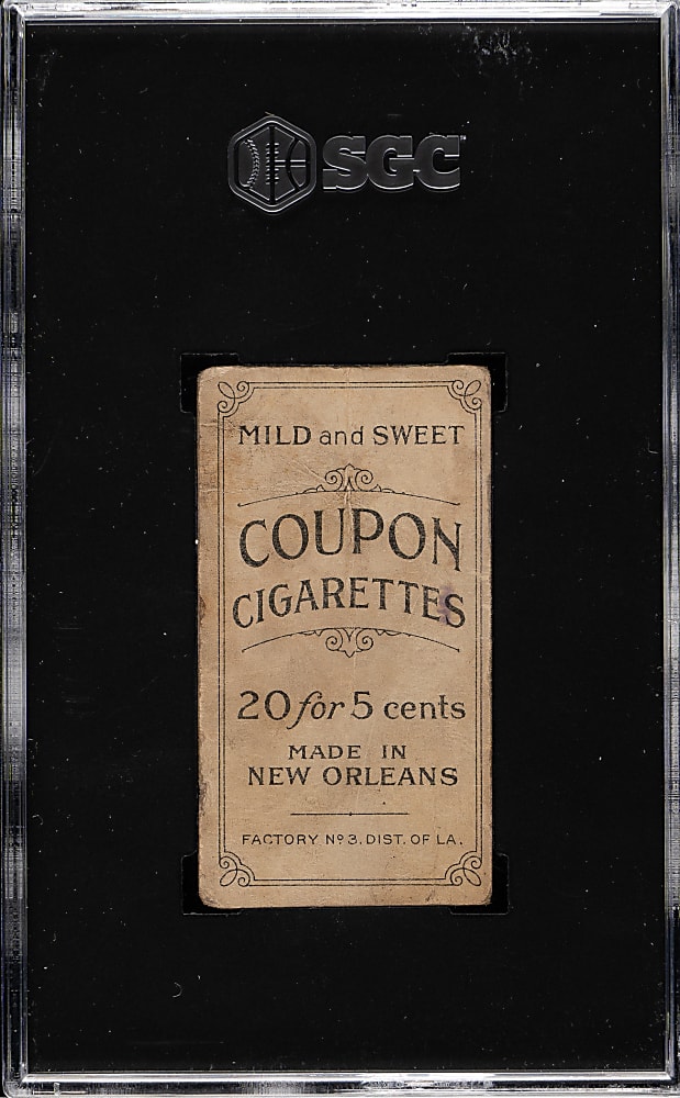 1914 T213 Coupon Cigarettes (Type 2) Germany Schaefer Washington SGC POOR 1