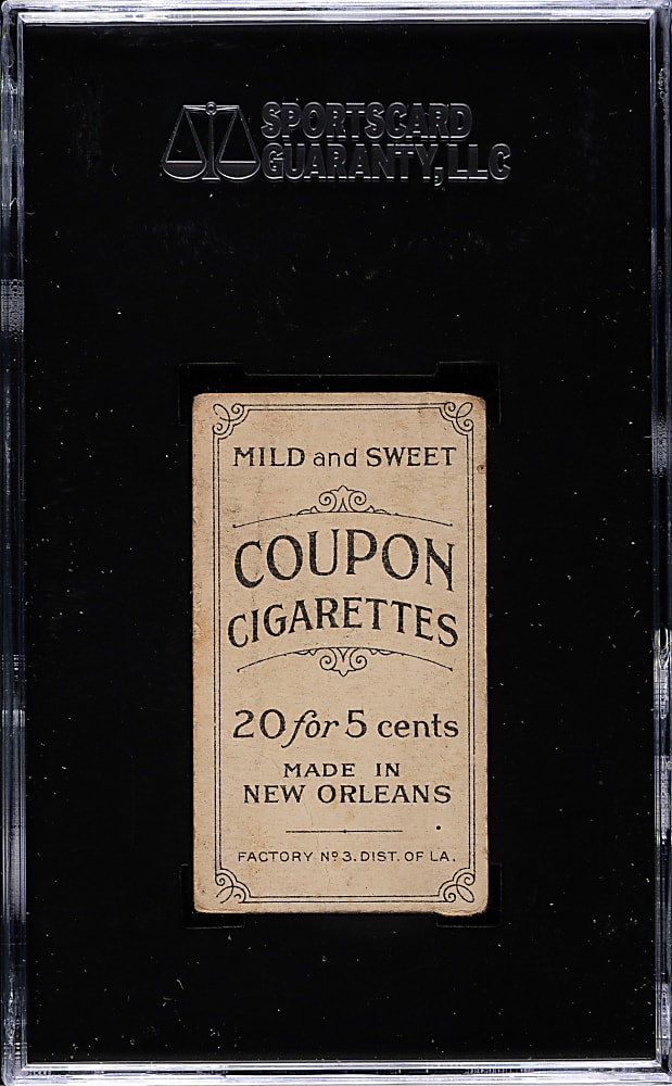 1914 T213 Coupon Cigarettes (Type 2) Wildfire Schulte SGC Authentic