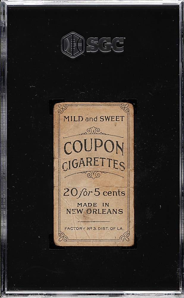1914 T213 Coupon Cigarettes (Type 2) Hal Chase Throwing SGC POOR 1