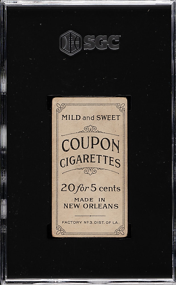 1914 T213 Coupon Cigarettes (Type 2) Art Fromme SGC FAIR 1.5