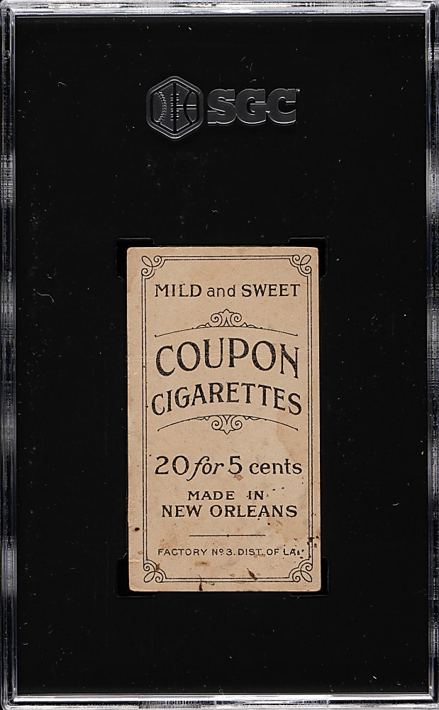 1914 T213 Coupon Cigarettes (Type 2) Dots Miller SGC FAIR 1.5