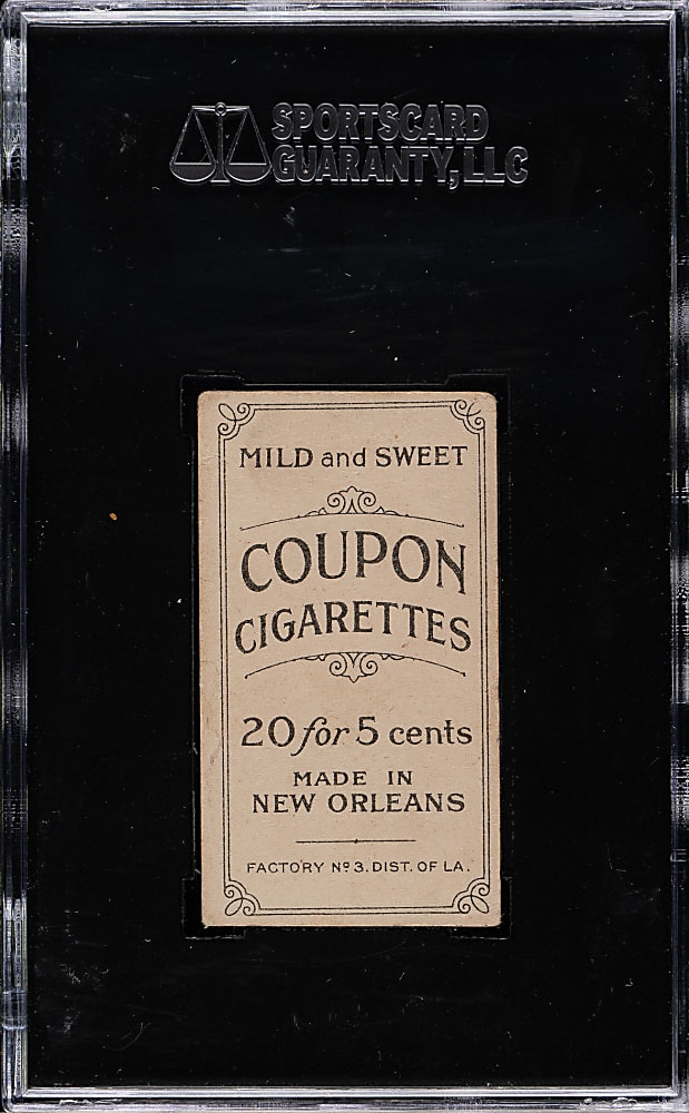 1914 T213 Coupon Cigarettes (Type 2) Miller Huggins Hands At Mouth SGC FAIR 20
