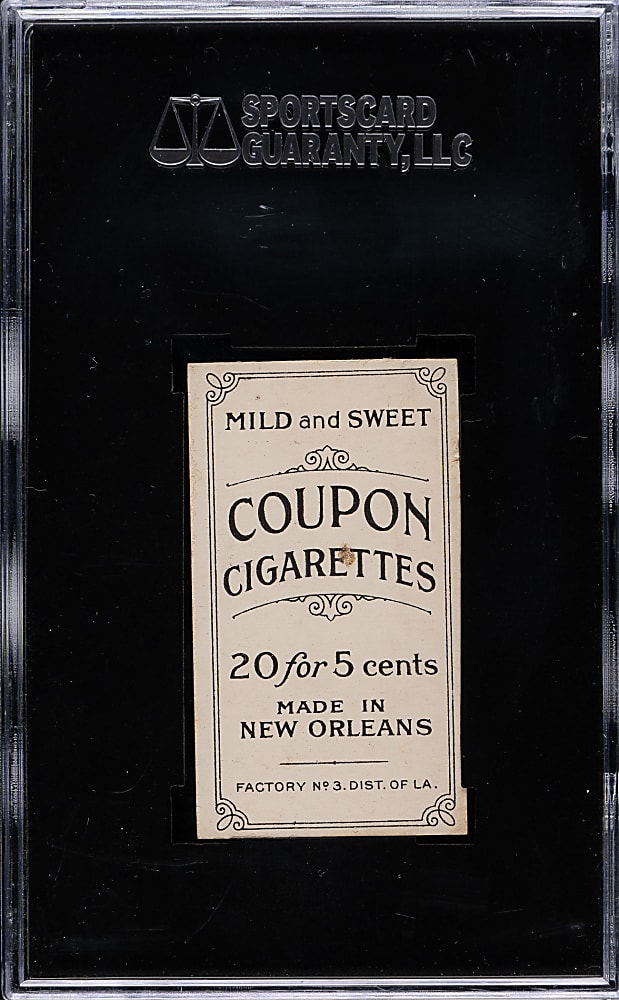 1914 T213 Coupon Cigarettes (Type 2) John Hummel Brooklyn SGC GOOD+ 35