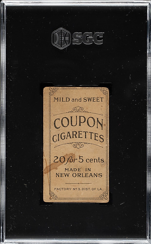 1914 T213 Coupon Cigarettes (Type 2) Sherry Magee Boston SGC Authentic