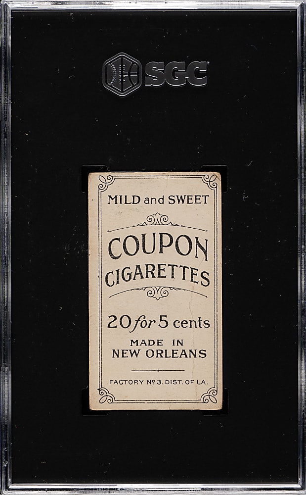 1914 T213 Coupon Cigarettes (Type 2) Jeff Sweeney New York SGC POOR 1