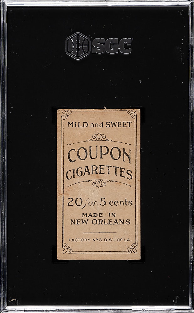 1914 T213 Coupon Cigarettes (Type 2) Rube Oldring Philadelphia Amer. SGC POOR 1