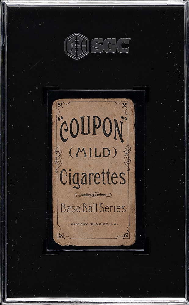 1910 T213 Coupon Cigarettes (Type 1) Harry Bay Southern Leaguer SGC POOR 1