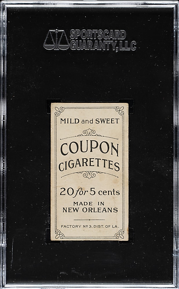 1914 T213 Coupon Cigarettes (Type 2) George McQuillan Pittsburgh SGC GOOD+ 2.5