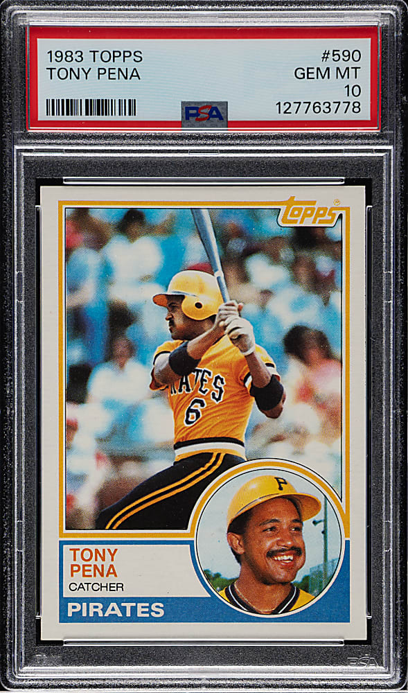 1983 Topps #590 Tony Pena PSA GEM MINT 10