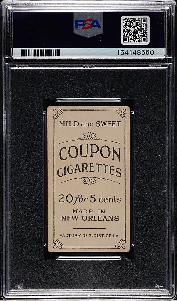 1914 T213 Coupon Cigarettes (Type 2) Roger Bresnahan Toledo PSA GOOD 2