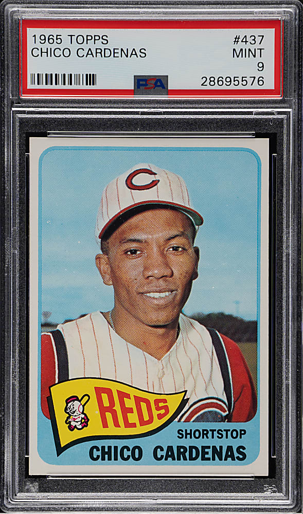 1965 Topps #437 Chico Cardenas PSA MINT 9