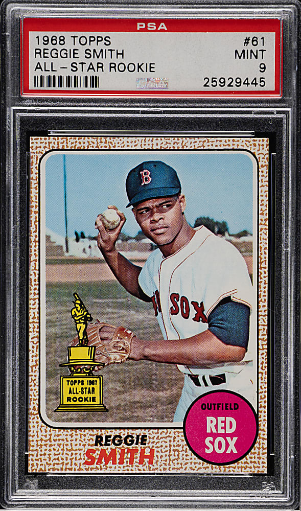 1968 Topps #61 Reggie Smith All-Star Rookie PSA MINT 9