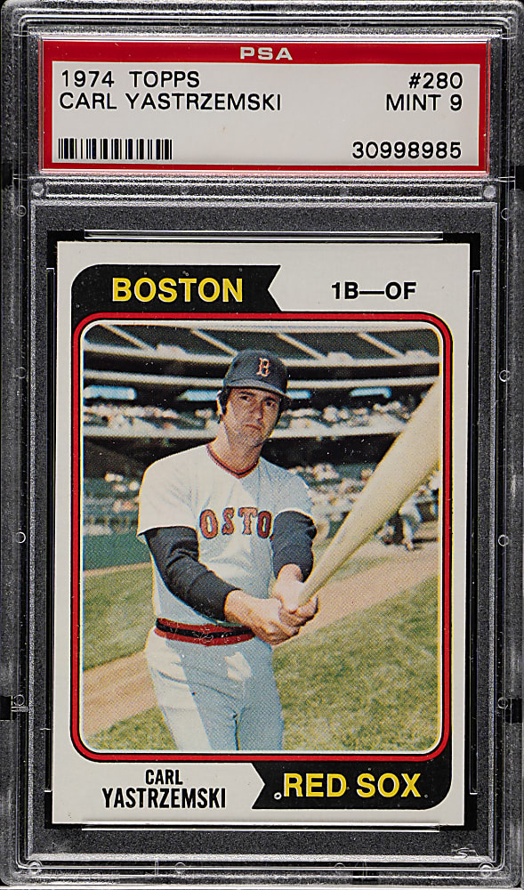 1974 Topps #280 Carl Yastrzemski PSA MINT 9