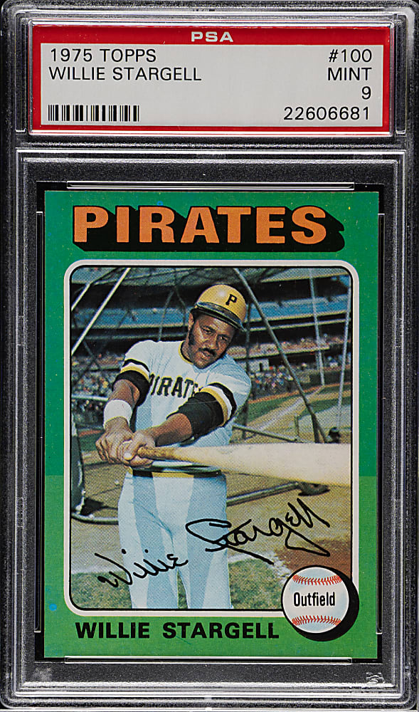 1975 Topps #100 Willie Stargell PSA MINT 9