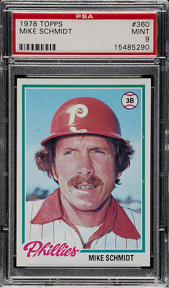 1978 Topps #360 Mike Schmidt PSA MINT 9