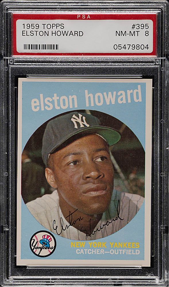 1959 Topps #395 Elston Howard PSA NM-MT 8