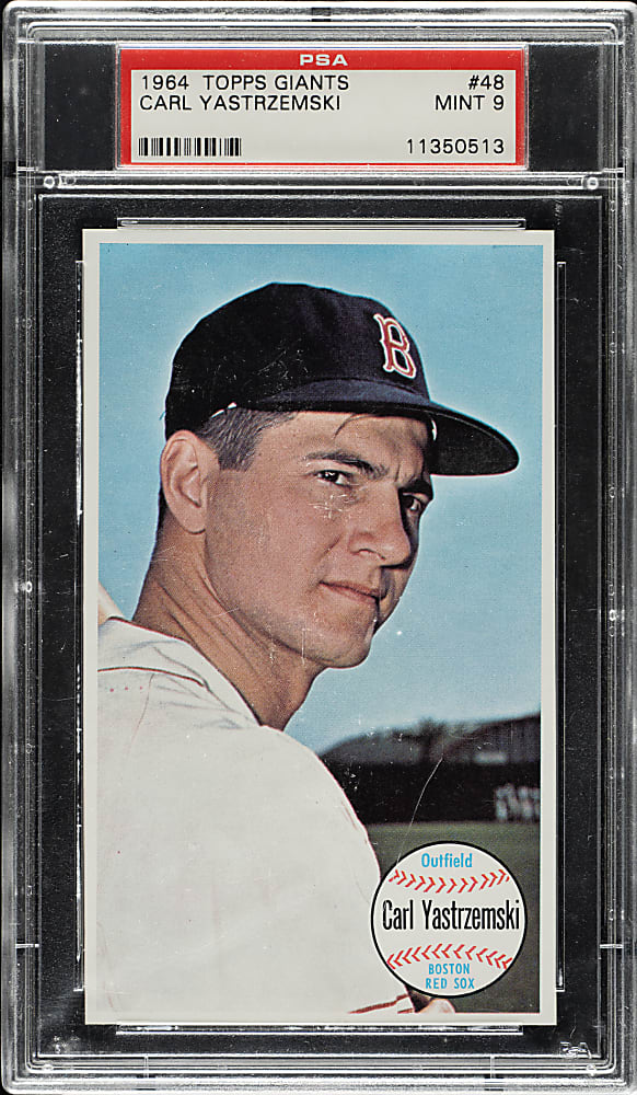 1964 Topps Giants #48 Carl Yastrzemski PSA MINT 9