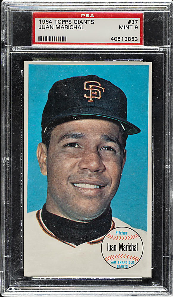 1964 Topps Giants #37 Juan Marichal PSA MINT 9