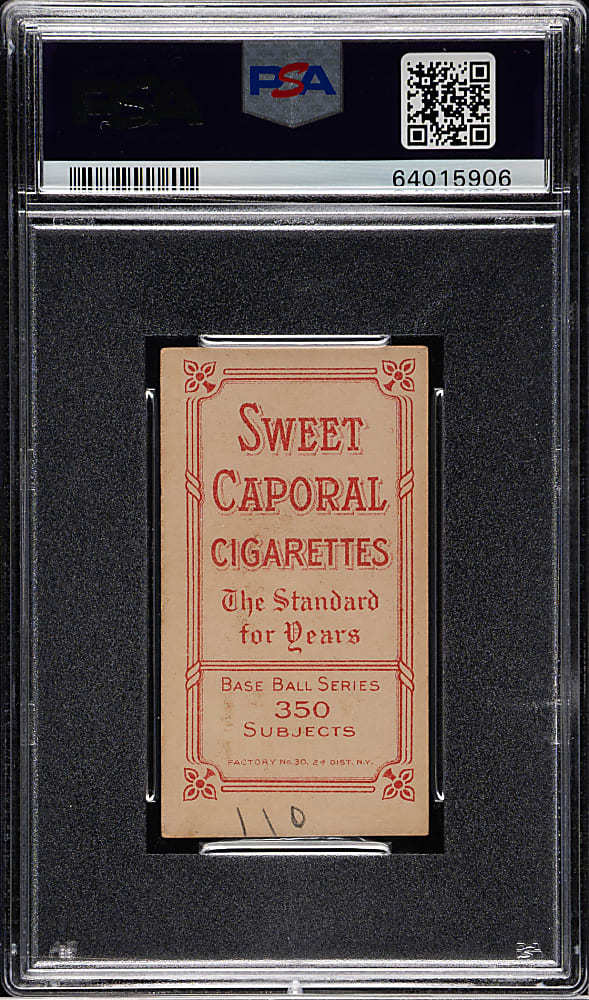 1909-1911 T206 White Border Johnny Evers with Bat, Chicago on Shirt PSA EX 5 (MK)
