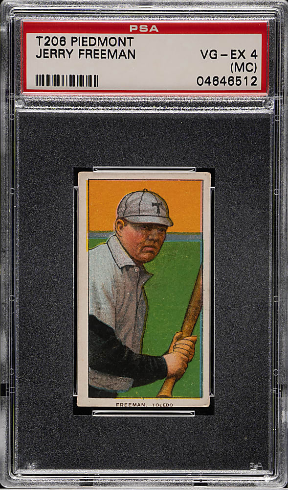 1909-1911 T206 White Border Jerry Freeman PSA VG-EX 4 (MC)