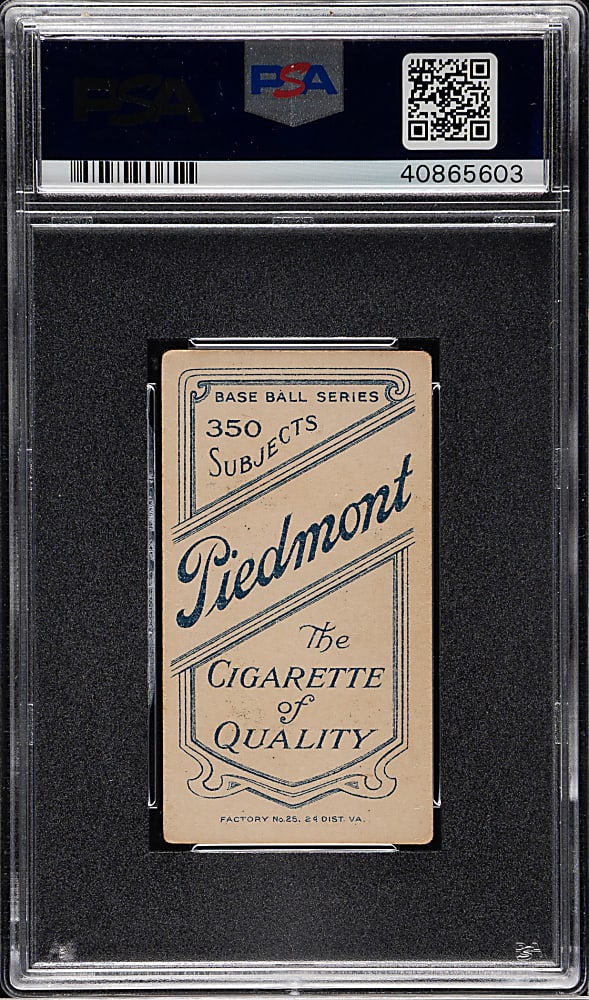 1909-1911 T206 White Border Chief Bender Pitching, Trees in Background PSA VG-EX 4
