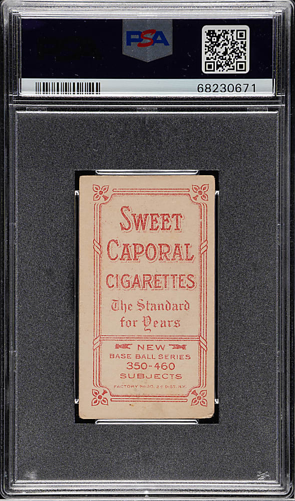 1909-1911 T206 White Border Admiral Schlei Portrait PSA VG 3