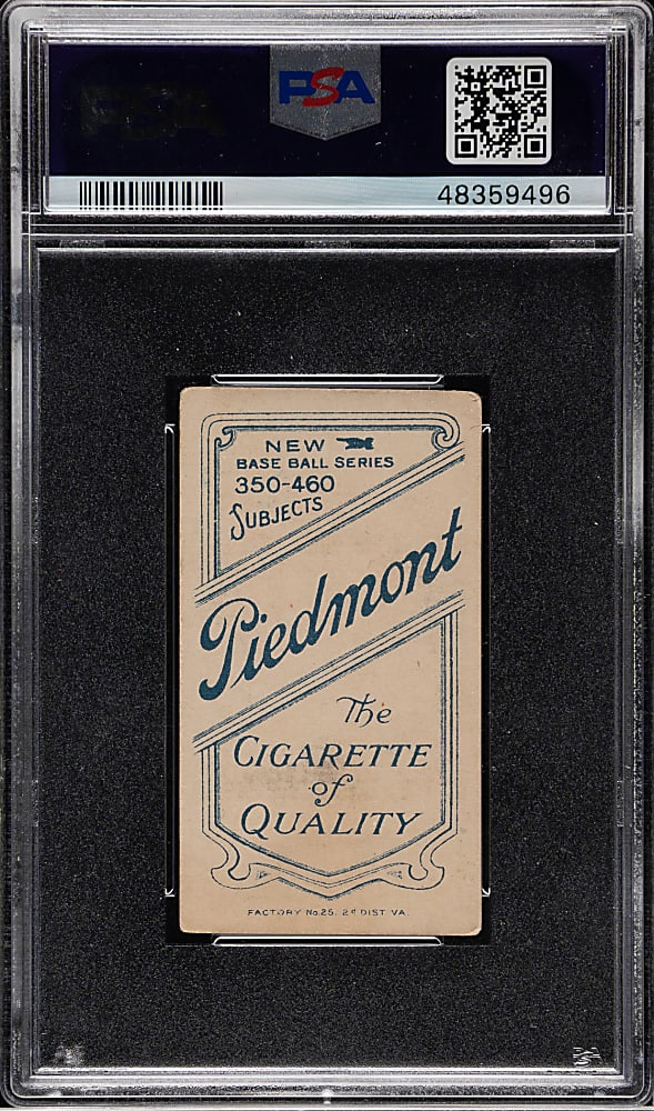 1909-1911 T206 White Border Al Burch Fielding PSA VG 3