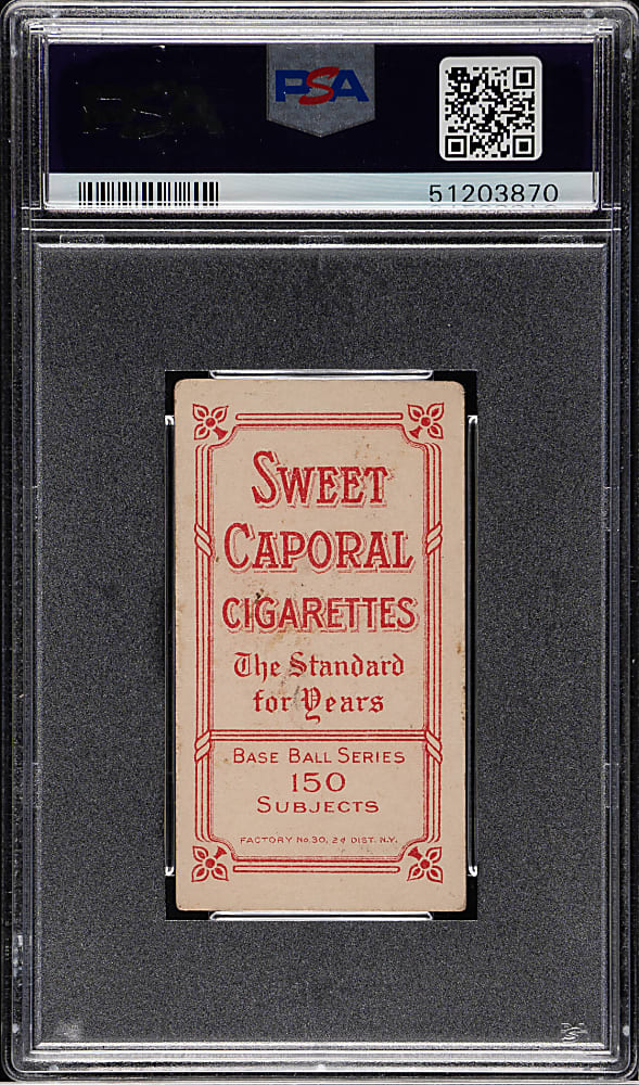 1909-1911 T206 White Border Jim Pastorius PSA VG 3