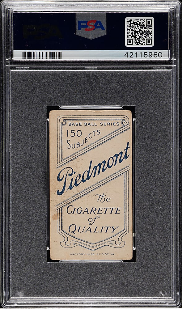 1909-1911 T206 White Border Jack Chesbro PSA GOOD+ 2.5