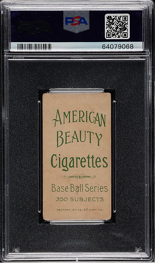 1909-1911 T206 White Border Hooks Wiltse Pitching PSA GOOD 2 - American Beauty 350 Back