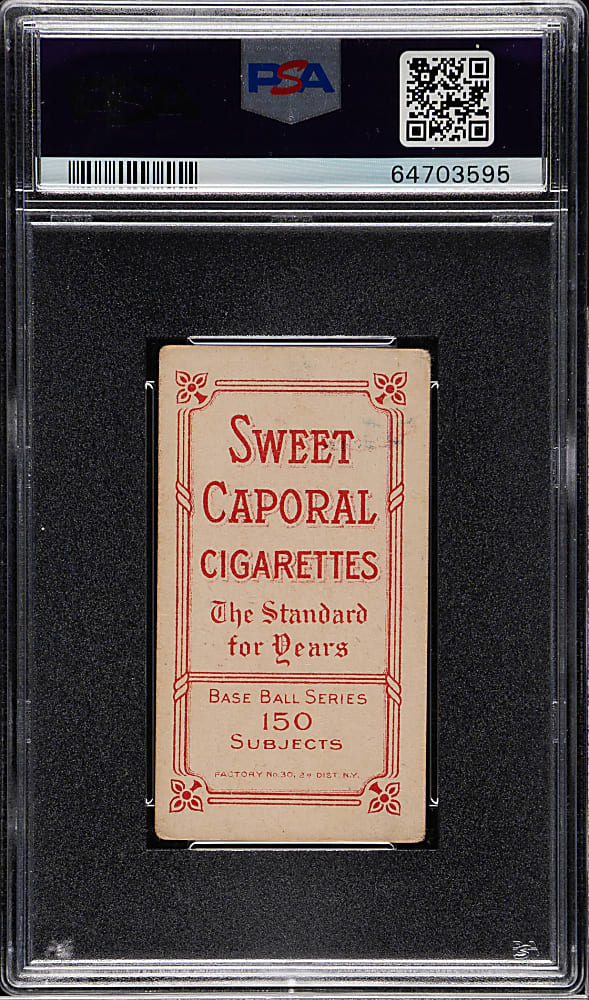 1909-1911 T206 White Border Rube Waddell Portrait PSA GOOD 2
