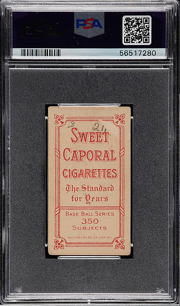 1909-1911 T206 White Border Frank Chance Yellow Background PSA GOOD 2 (MK)