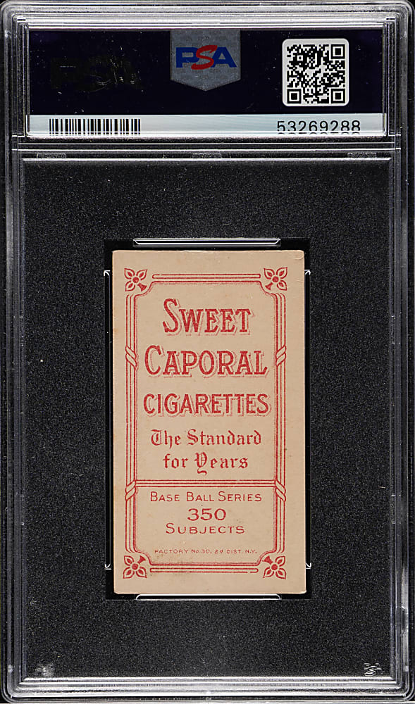 1909-1911 T206 White Border Cy Seymour Throwing PSA GOOD 2