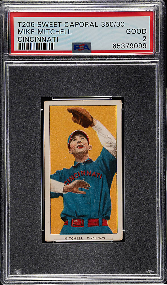 1909-1911 T206 White Border Mike Mitchell PSA GOOD 2